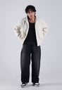 Essential Sherpa Jacket — Luxury Cream White