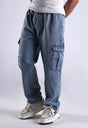 Relaxed Fit Cargo Jeans