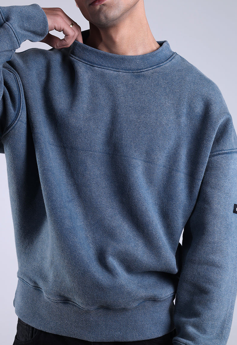 Blue Washed Sweatshirt