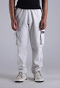 Cream White Cargo Trousers – Relaxed Fit