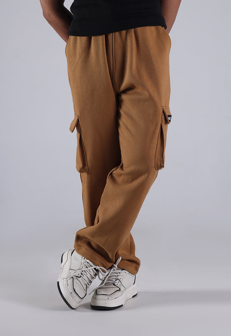 Mustard Cargo Trousers – Relaxed Fit