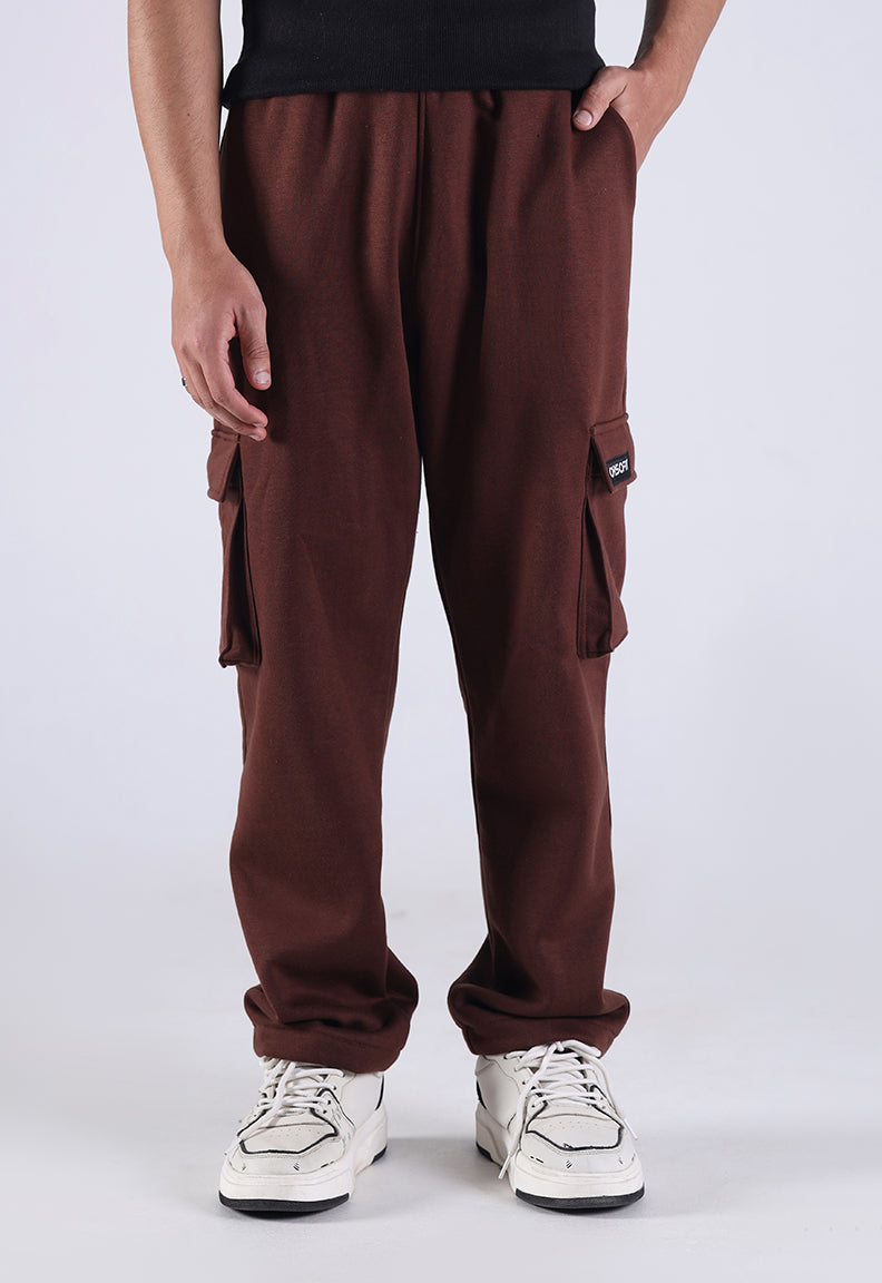 Brown Cargo Trousers – Relaxed Fit