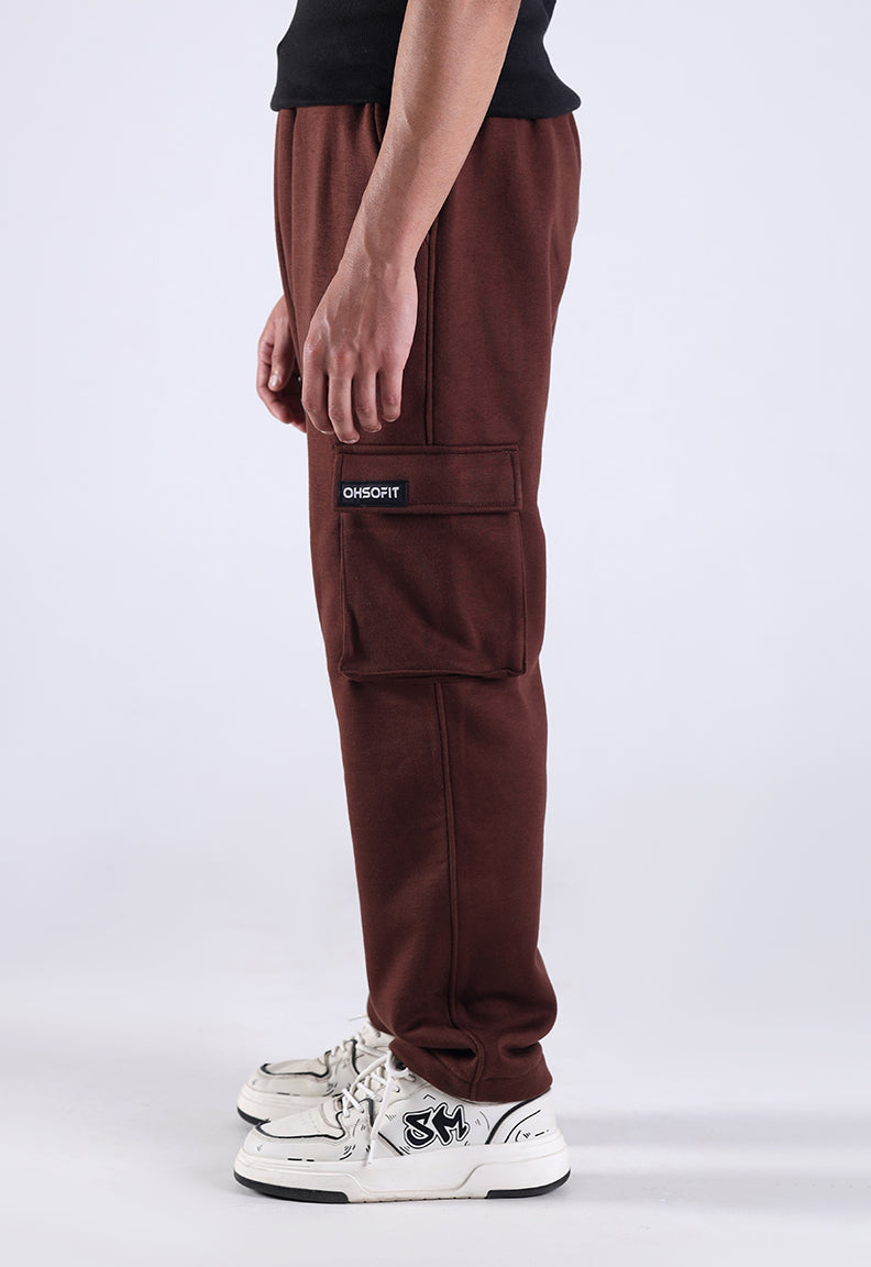 Brown Cargo Trousers – Relaxed Fit