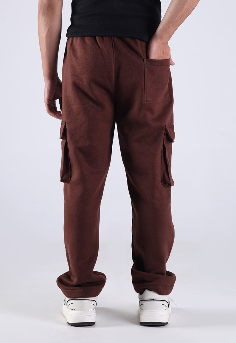Brown Cargo Trousers – Relaxed Fit