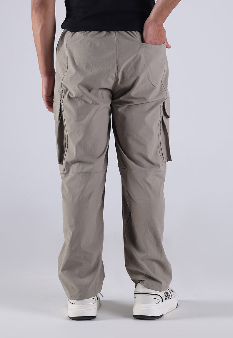 Baggy Street Cargo Trousers – Light Khaki