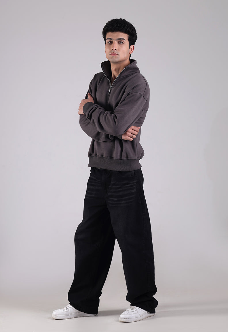 Essential Quarter Zip (Grey)