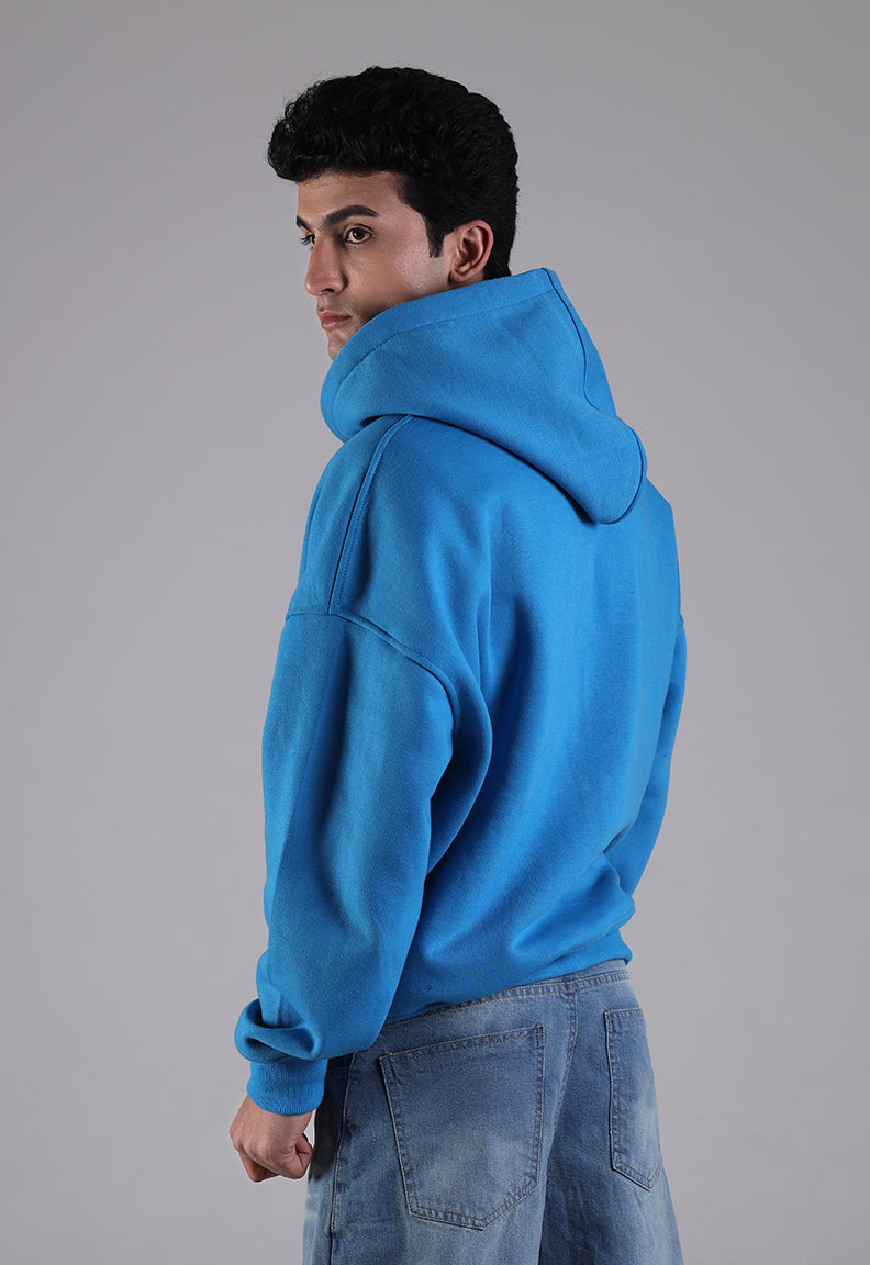 Essential Zip Hood (Blue)