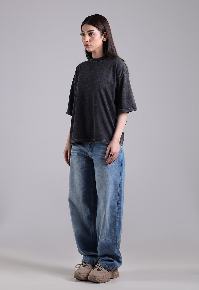 Washed Black Tee