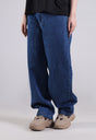Relaxed Fit Blue Jeans