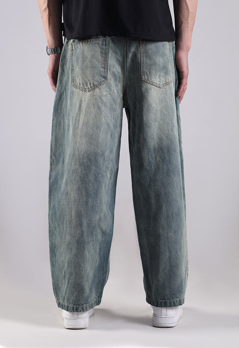 Baggy Jeans – Sage Green