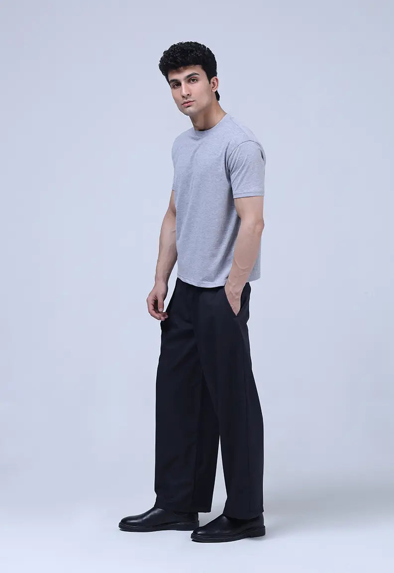 Muscle Fit Tee - Heather grey