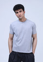 Muscle Fit Tee - Heather grey
