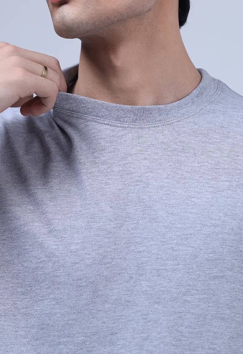Muscle Fit Tee - Heather grey
