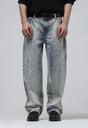 Stone Washed Baggy Jeans