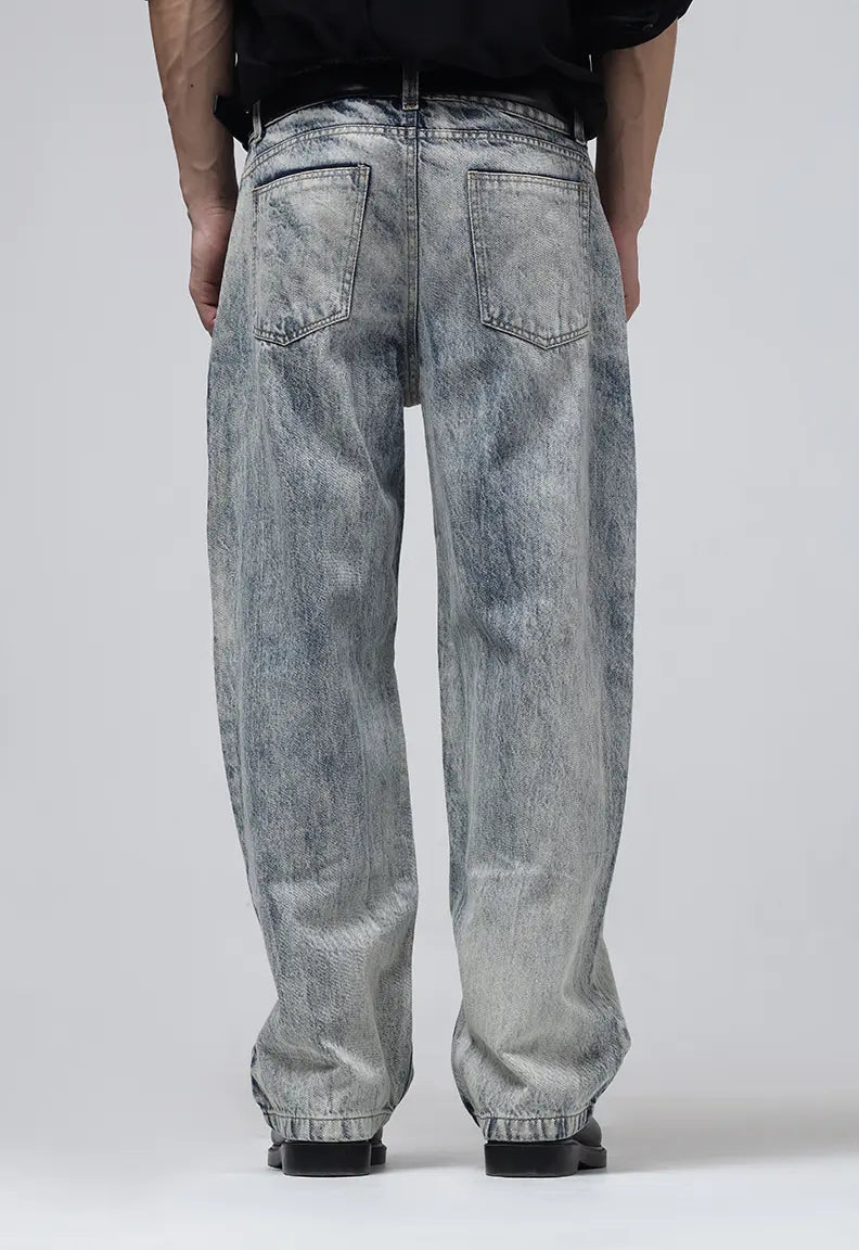 Stone Washed Baggy Jeans