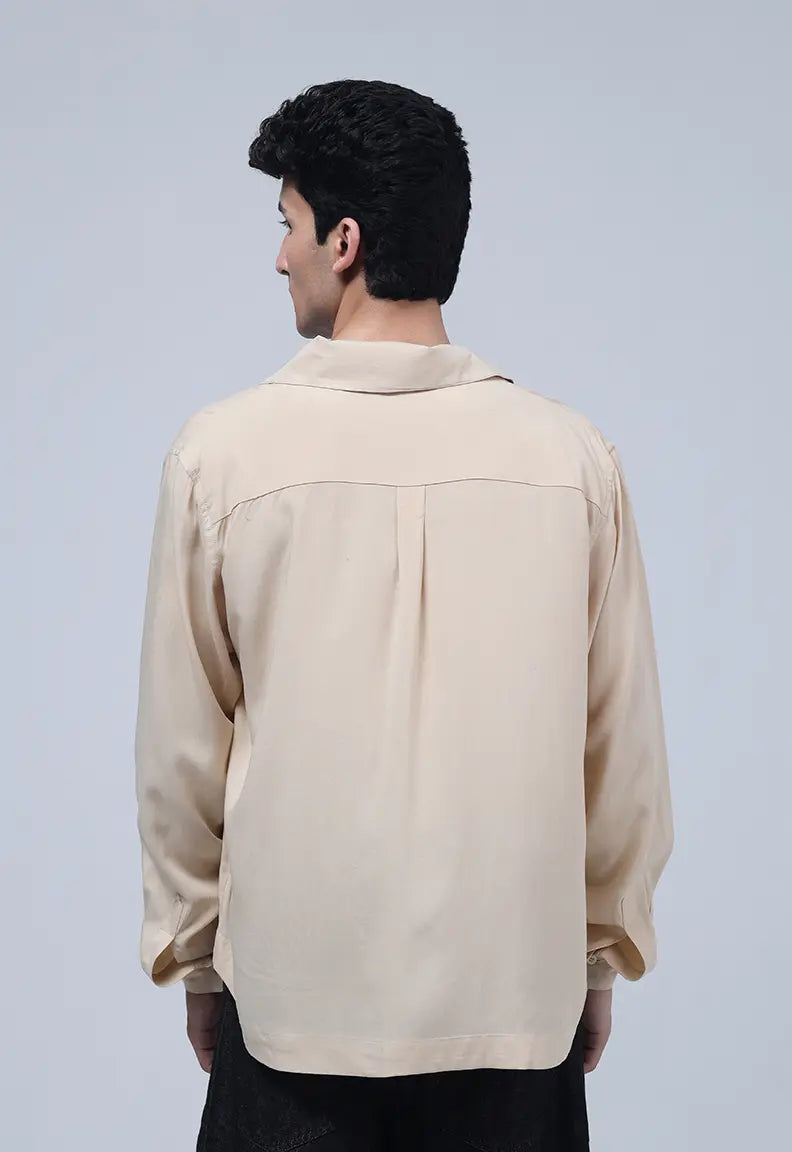 Linen Shirt - Coffee beige