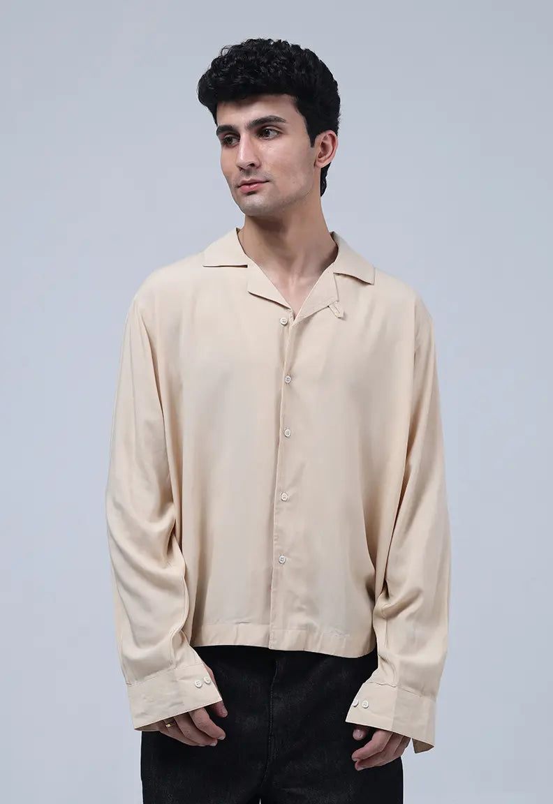 Linen Shirt - Coffee beige
