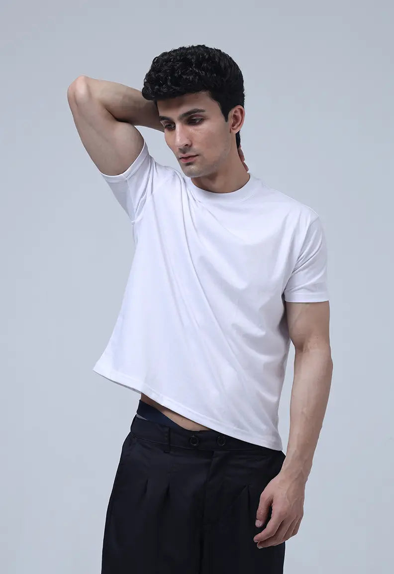 Muscle Fit Tee - White