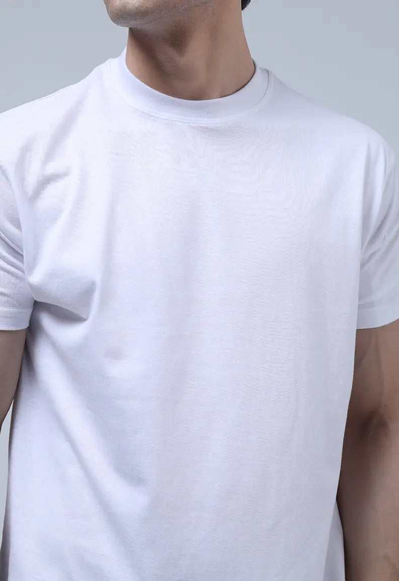 Muscle Fit Tee - White