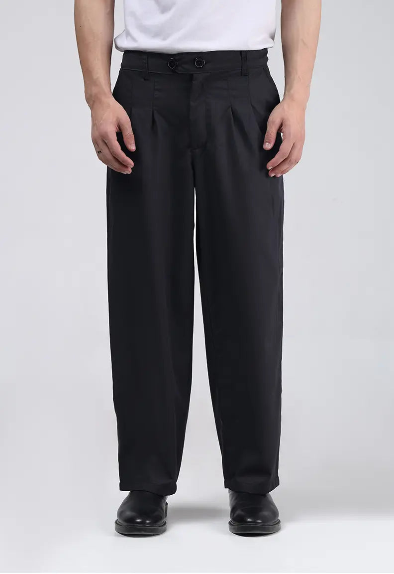 Pleated Pant - Black