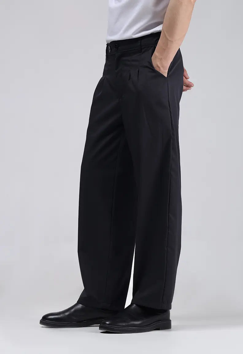Pleated Pant - Black