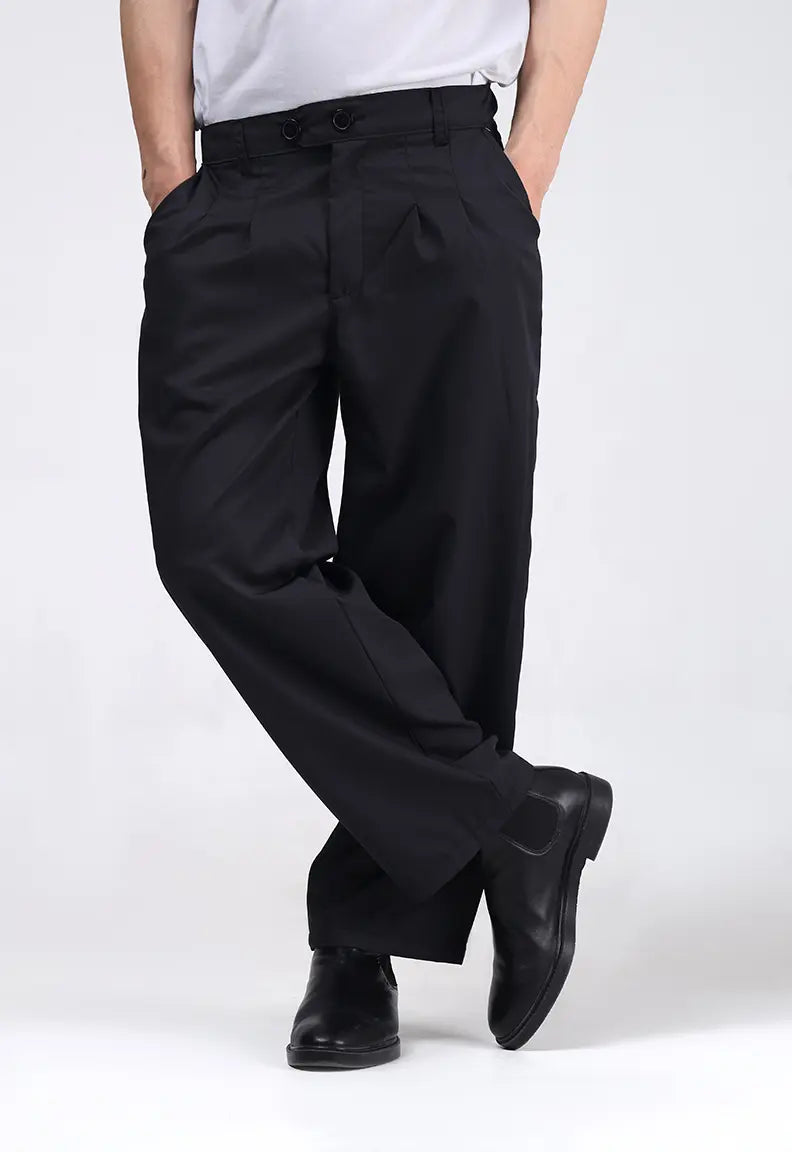 Pleated Pant - Black
