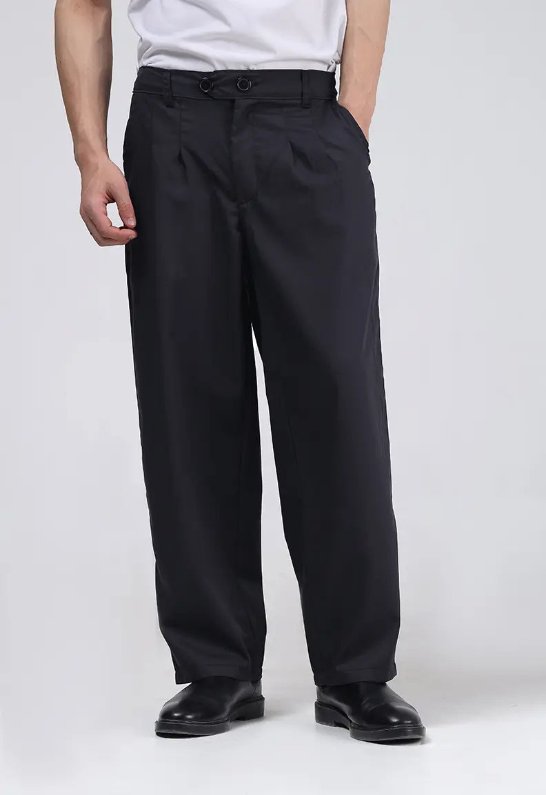 Pleated Pant - Black