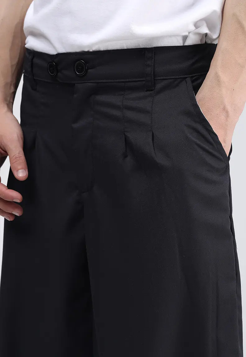 Pleated Pant - Black