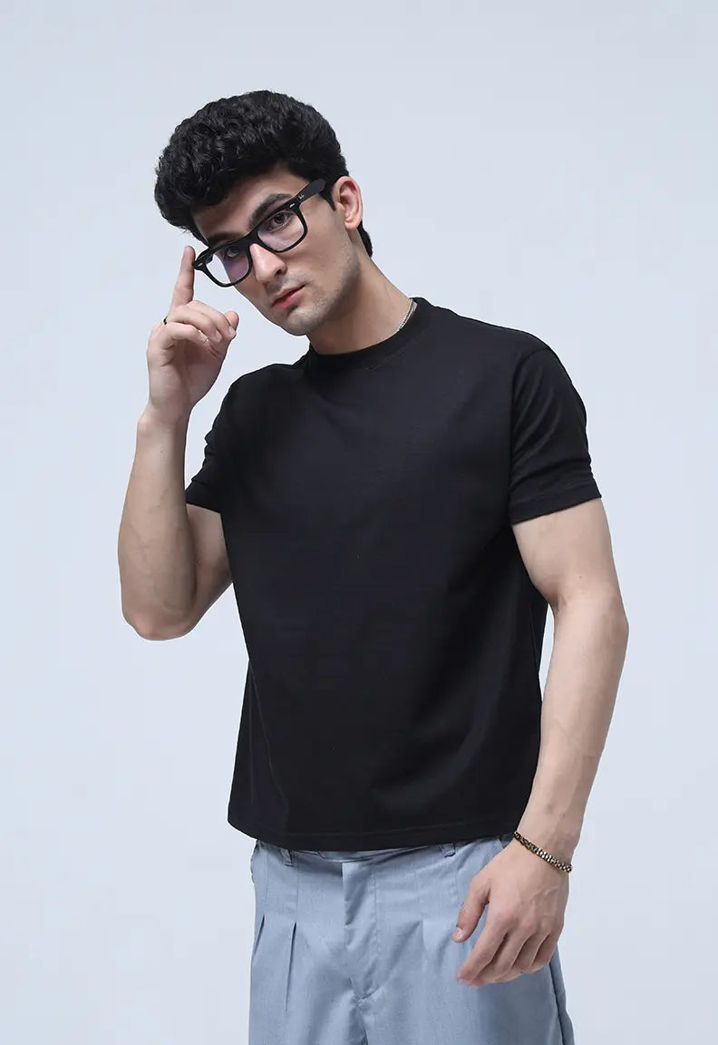 Muscle Fit Tee - Black