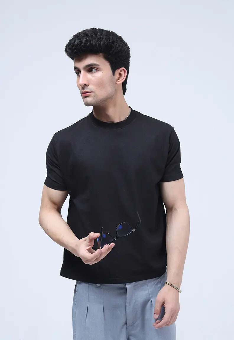 Muscle Fit Tee - Black