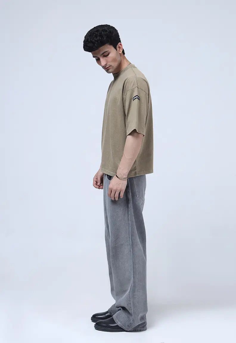 Washed Tee - Olive Green