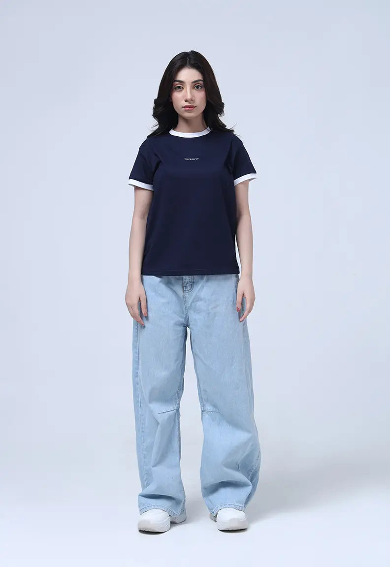 Baby fit Tee - Blue