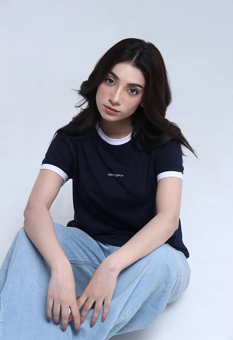 Baby fit Tee - Blue