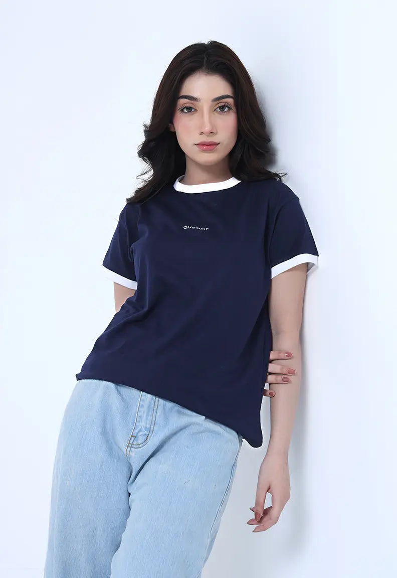 Baby fit Tee - Blue