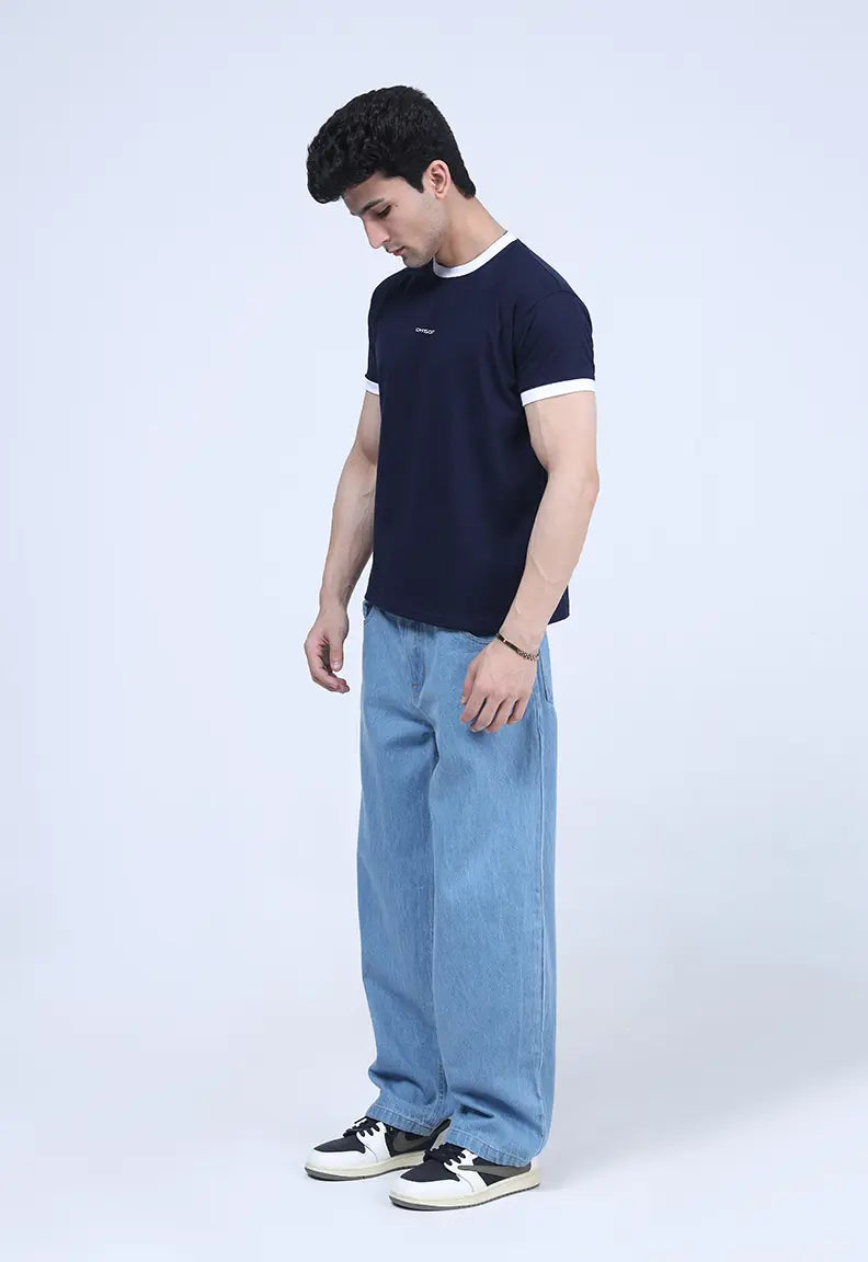 Baby fit Tee - Blue