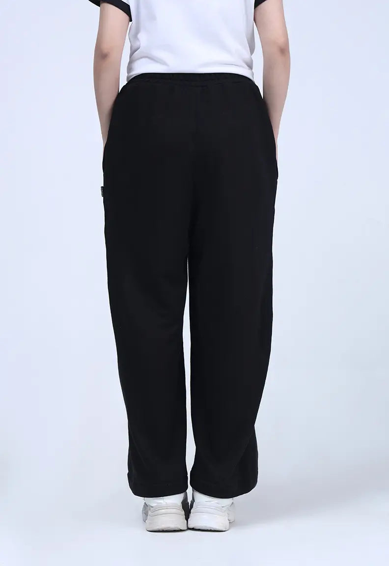Baggy Trousers - Black Stripe