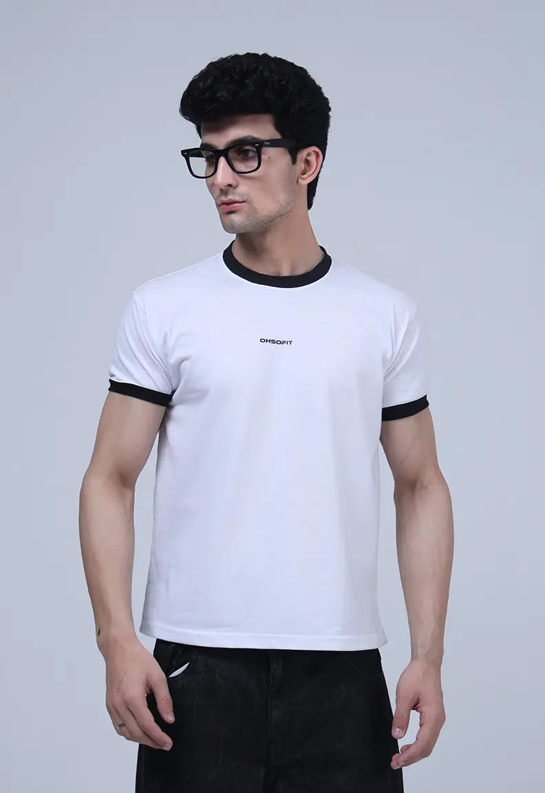Baby fit Tee - White