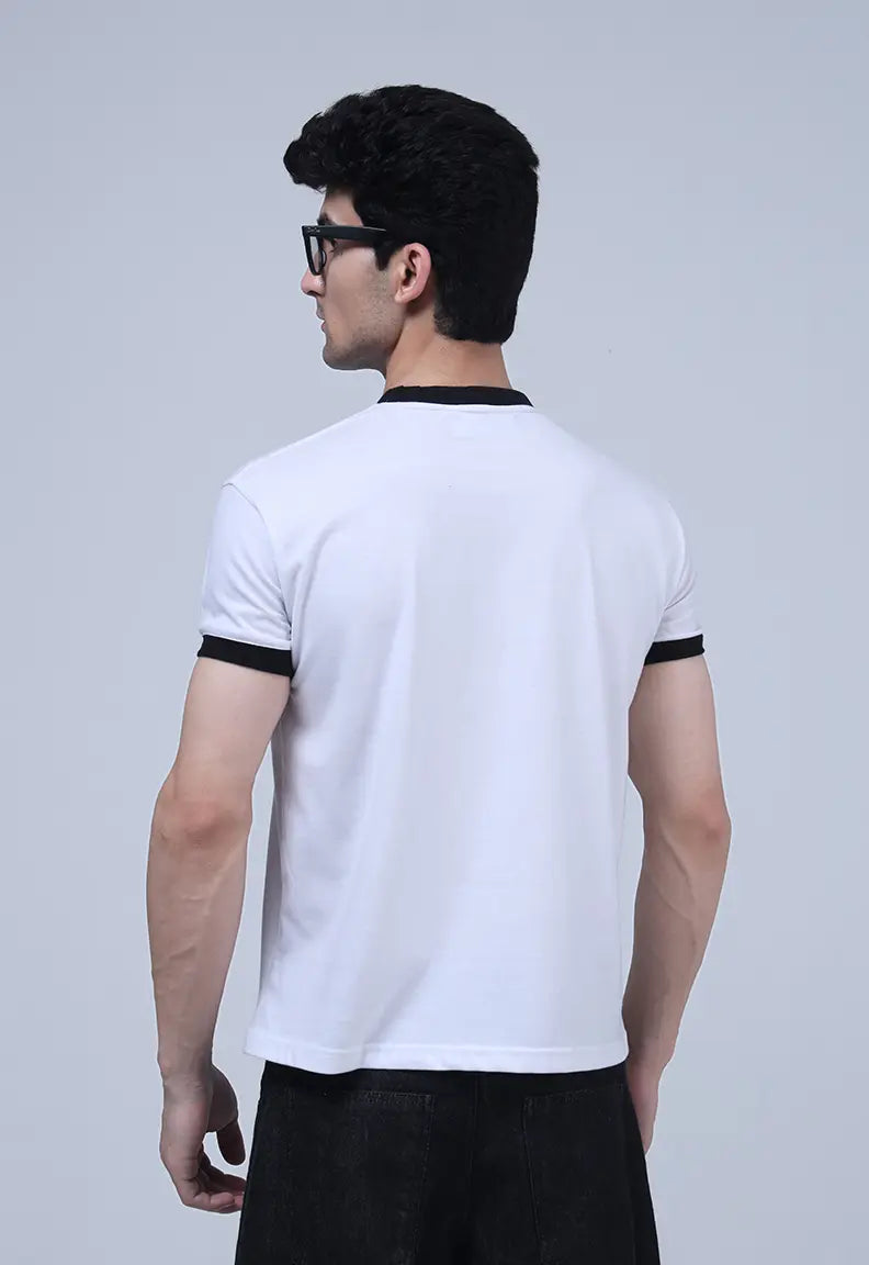 Baby fit Tee - White