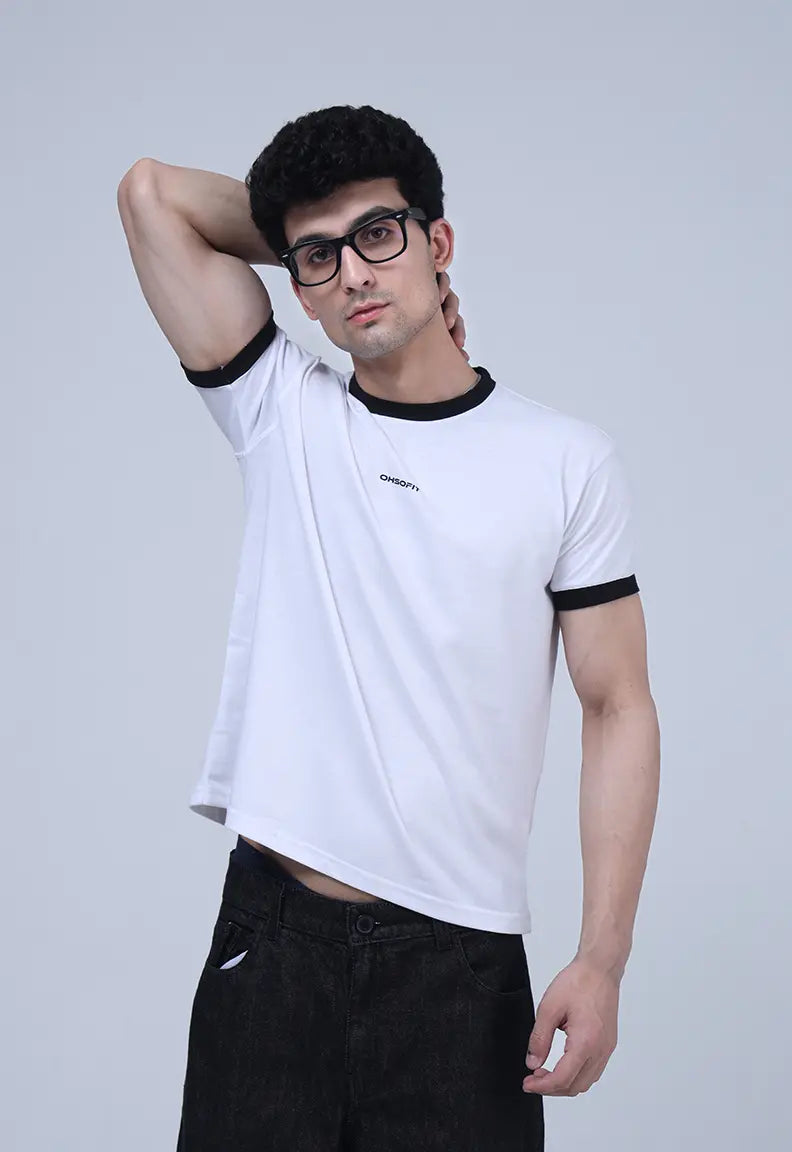 Baby fit Tee - White