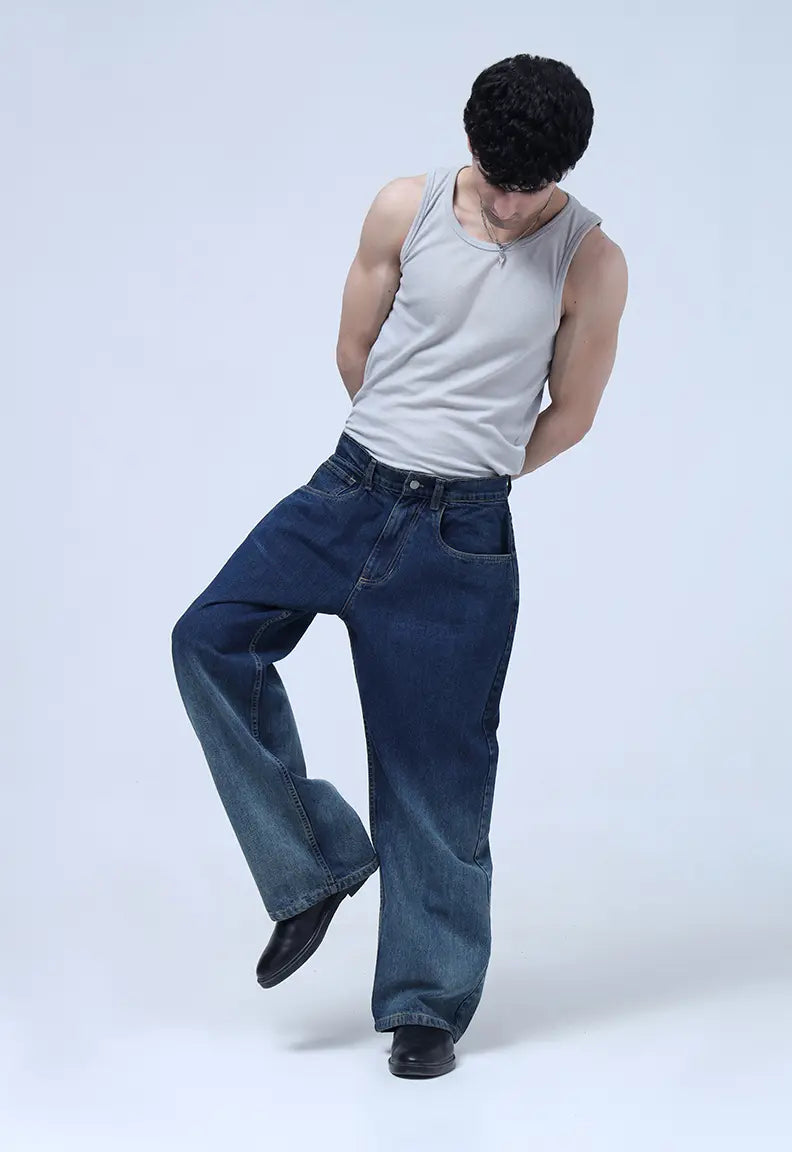Two-Tone Fade Denim