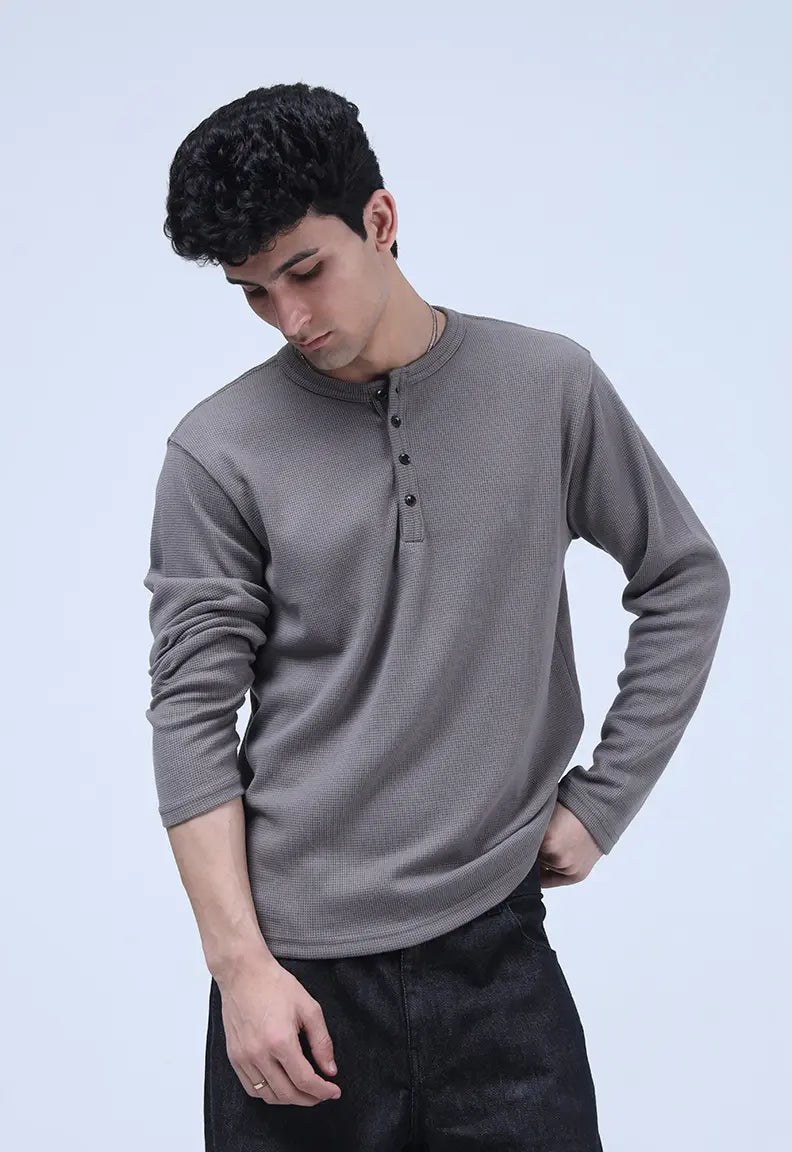 Henley - Grey