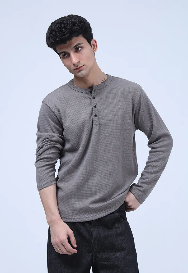 Henley - Grey