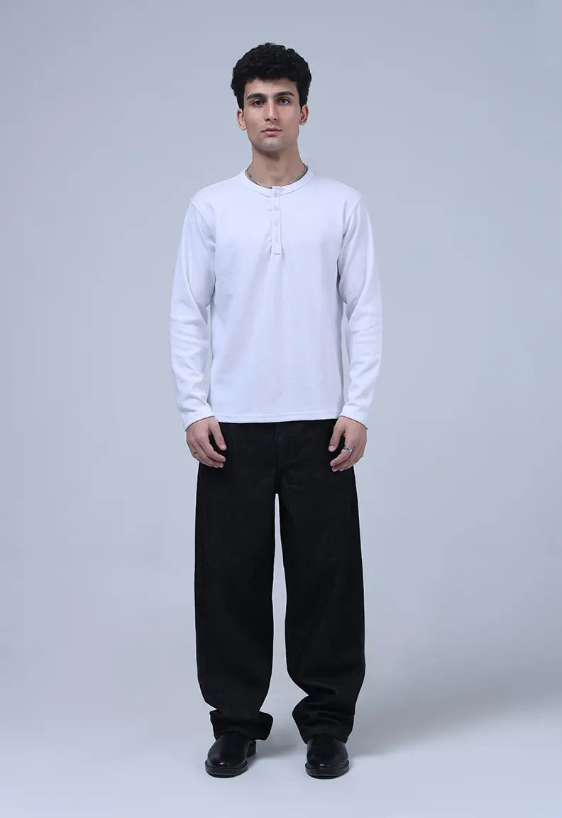 Henley - White