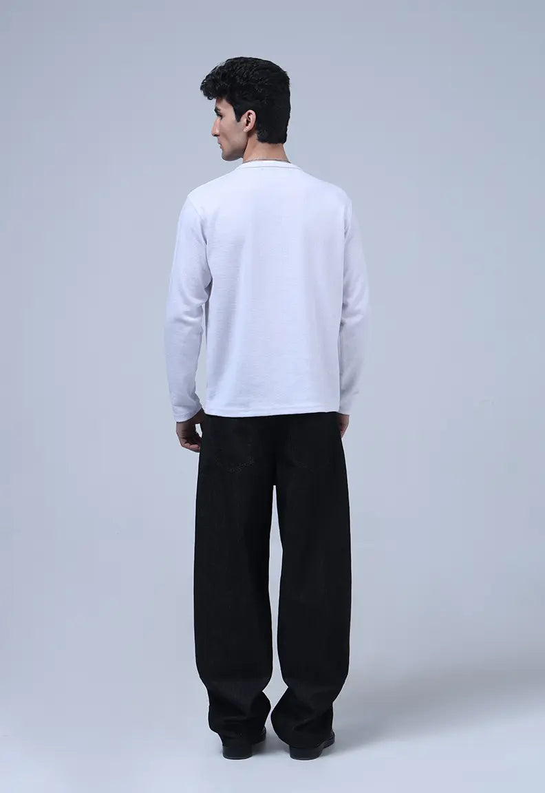 Henley - White