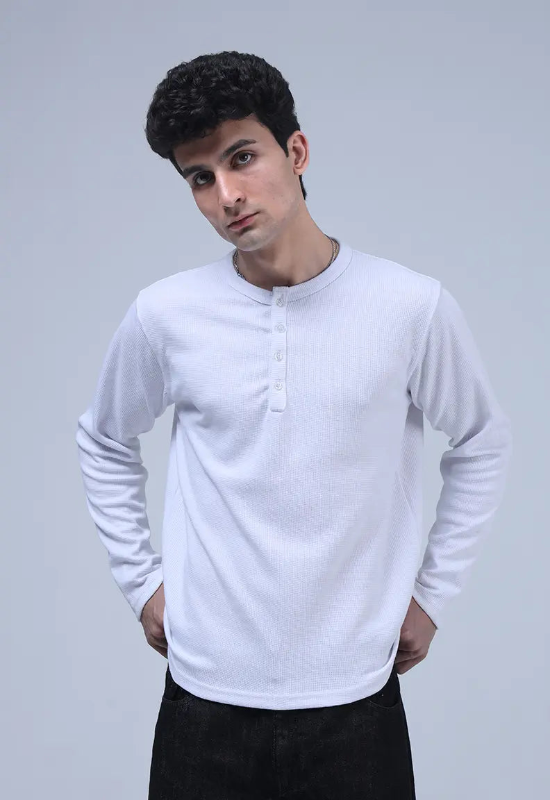 Henley - White