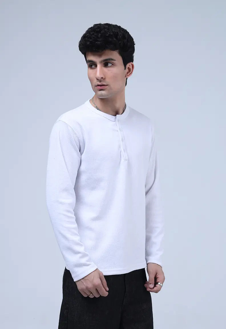 Henley - White