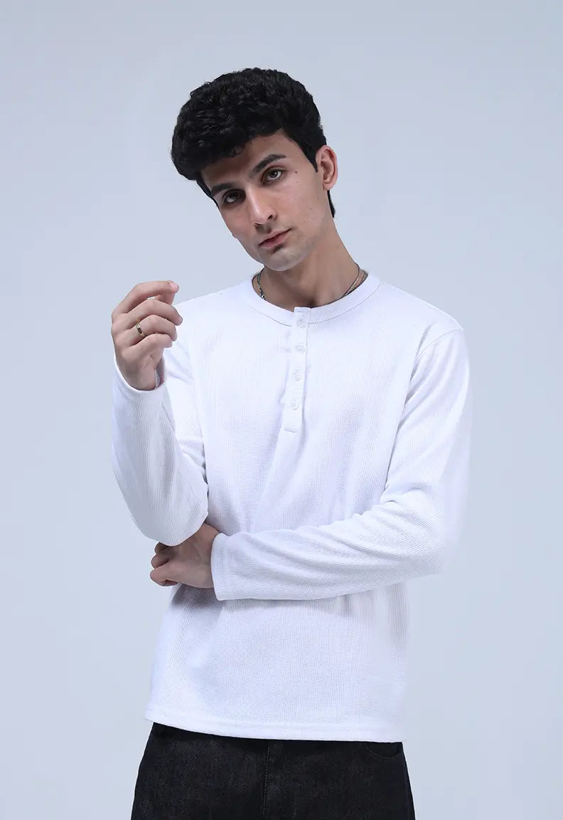 Henley - White