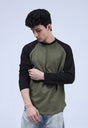Raglan - Olive Black
