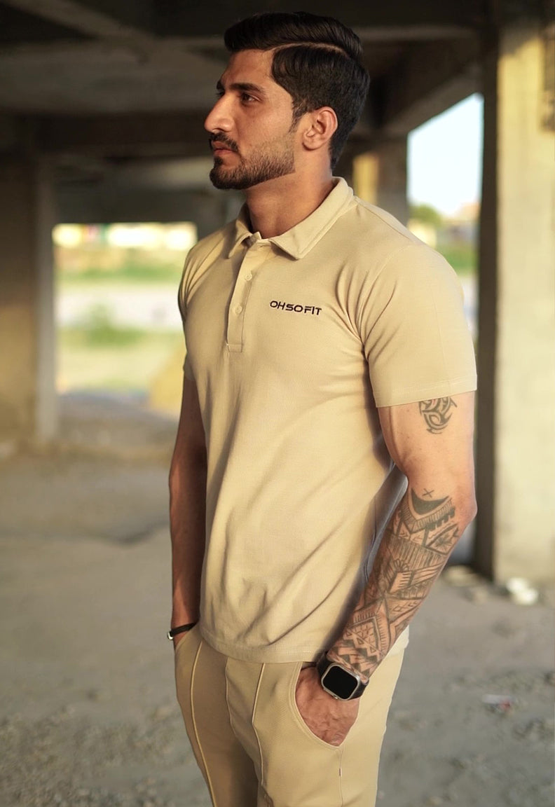 Khaki combo Track Suit