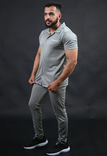 Load image into Gallery viewer, Light Grey Casual/Formal Tracksuit
